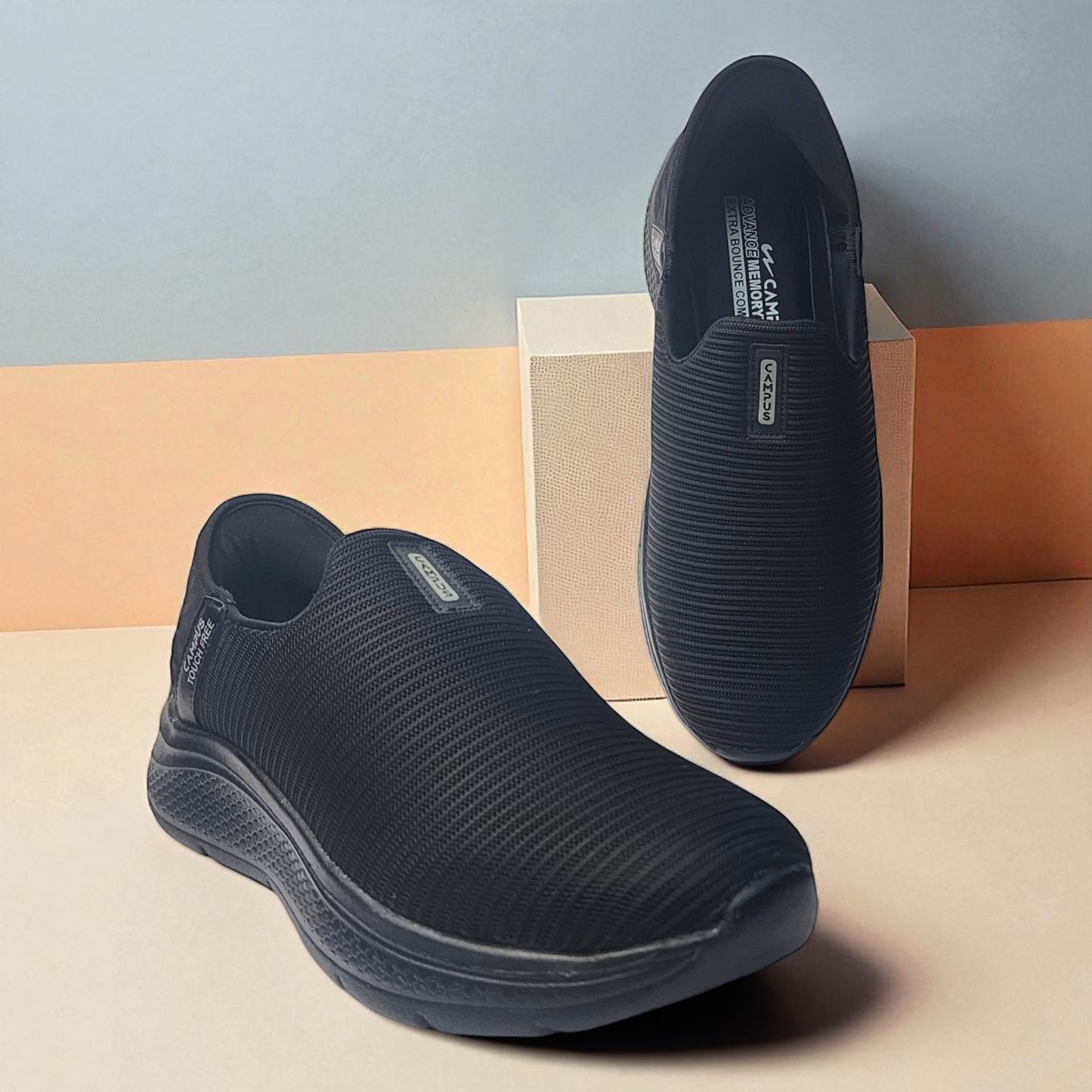 CAMPUS LIT BLACK Men's Casual Shoes