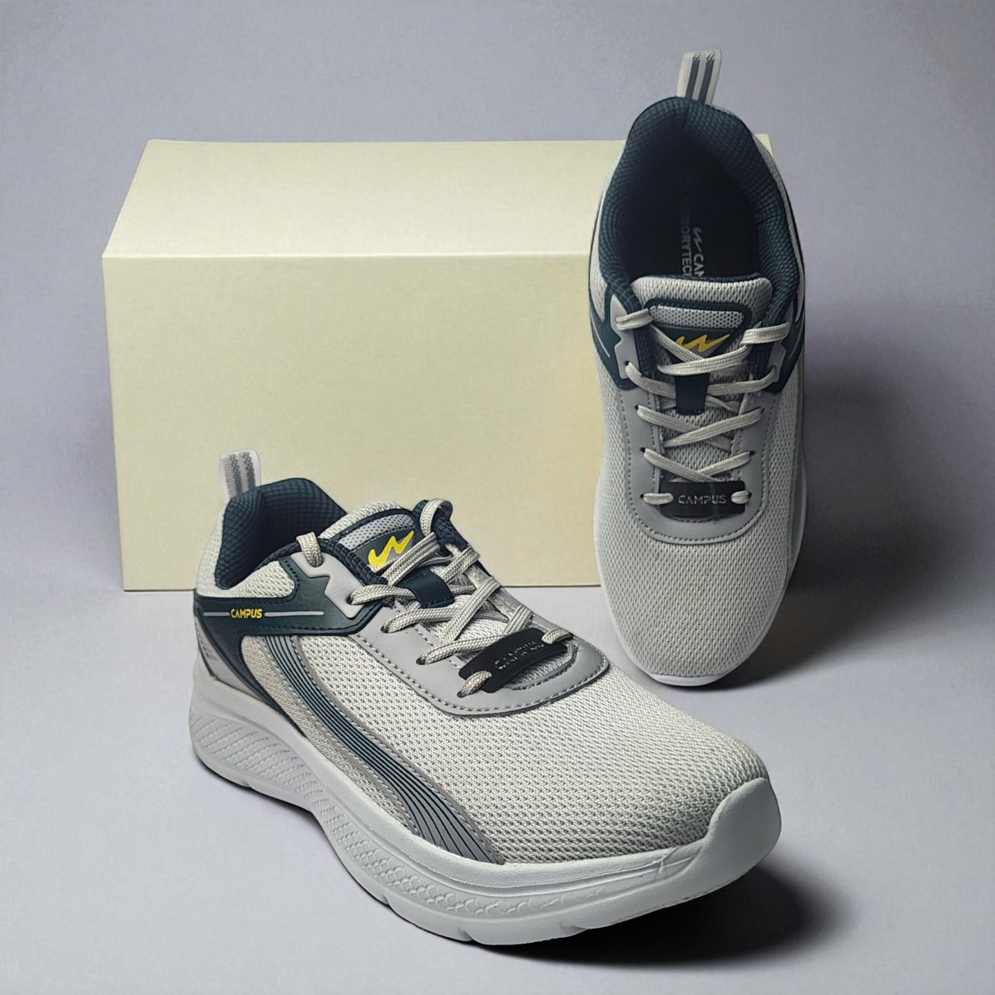 CAMPUS PORT LIGHT GREY/D.TEAL Men's Sports Shoes