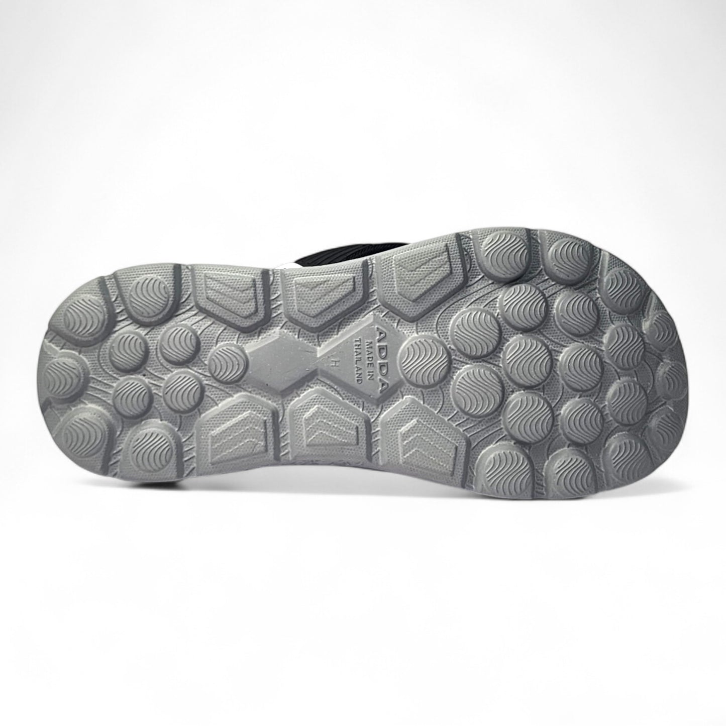 ADDA ICLOUD02 BLACK/GREY Men's Slipper/Chapple/Flip flop