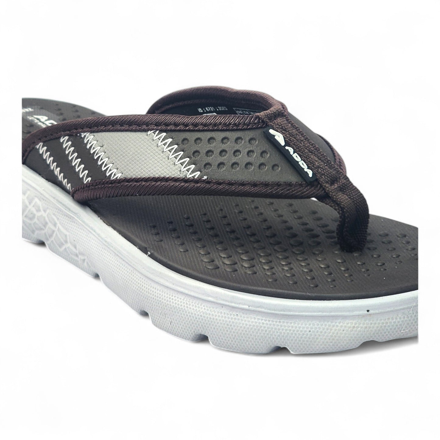 ADDA ICLOUD03 BROWN/GREY Men's Slipper/Chapple/Flip flop