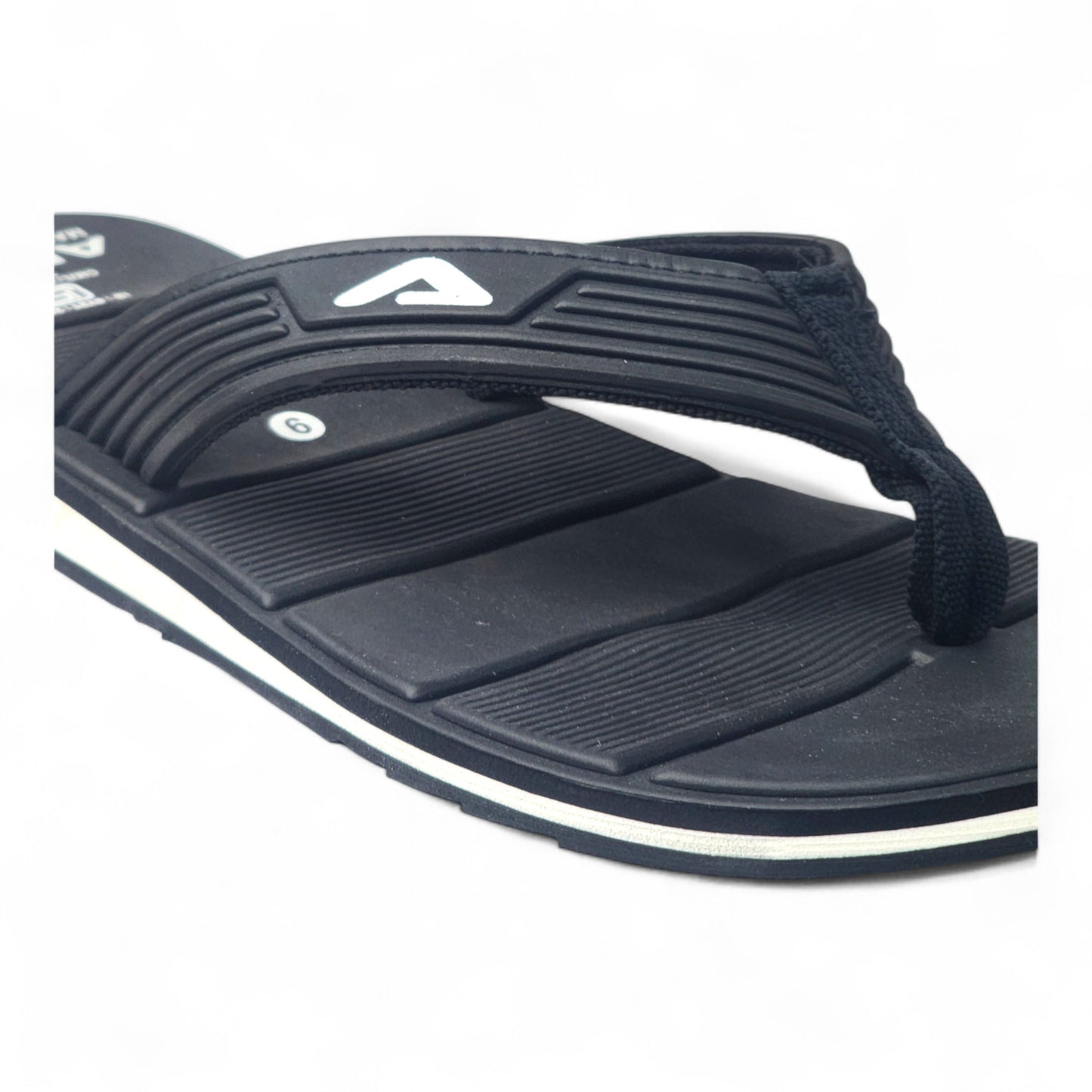 ADDA MATRIX BLACK Men's Slipper/Chapple/Flip flop