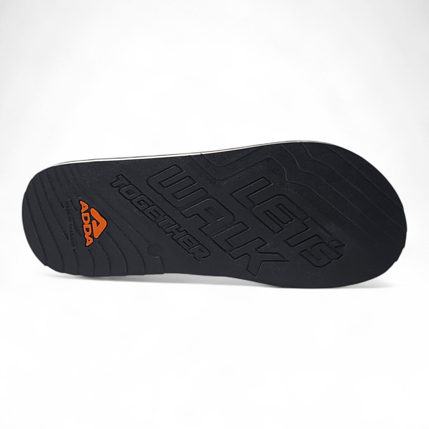 ADDA MATRIX BLACK Men's Slipper/Chapple/Flip flop