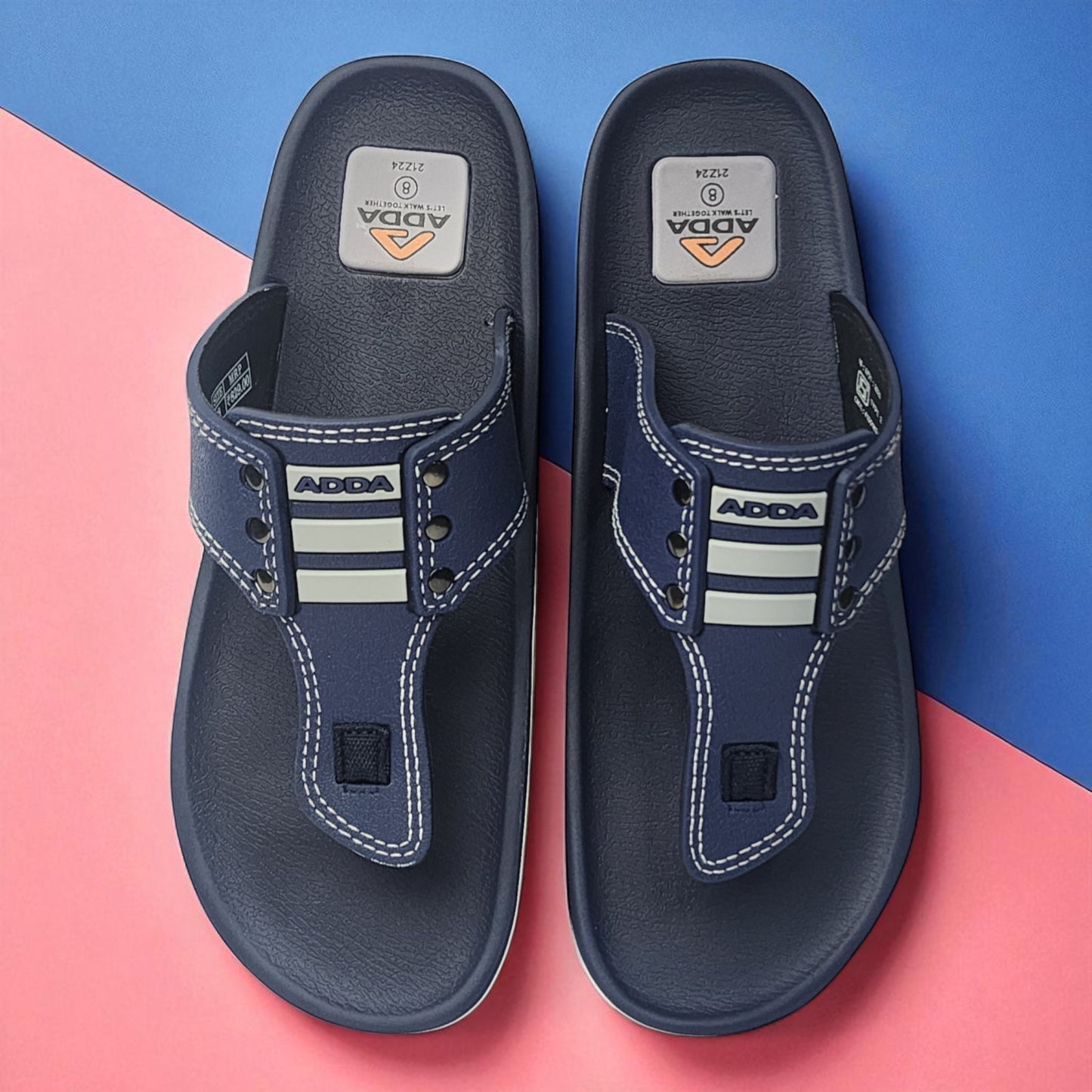 ADDA EXPLORER2 NAVY/GREY Men's Slipper/Chapple/Flip flop
