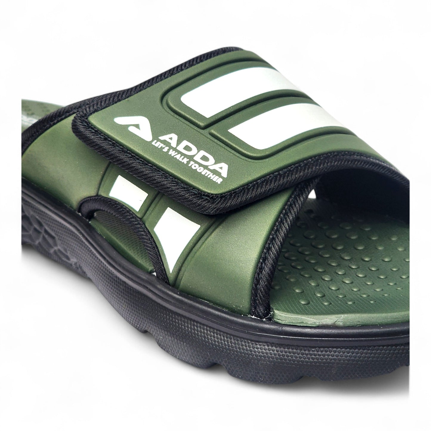 ADDA ICLOUD004 OLIVE Men's Flipflop/Slipper