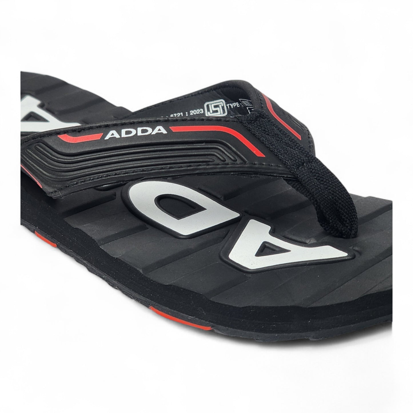 ADDA GREAT2 BLACK Men's Slipper/Chapple/Flip flop