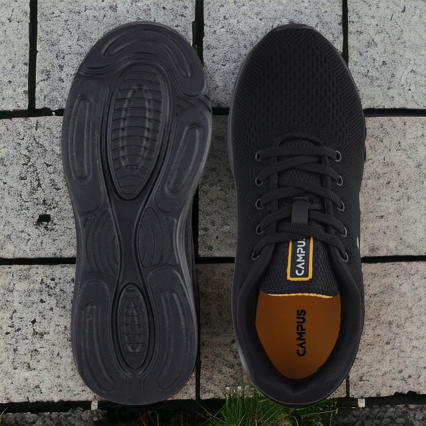 CAMPUS AUSTEN BLACK/MUSTARD Men's Running Shoes