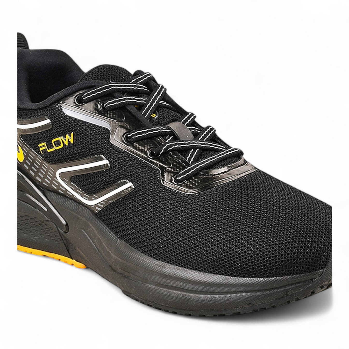 CAMPUS FLOWPRO BLACK/MUSTARD Men's Running Shoes