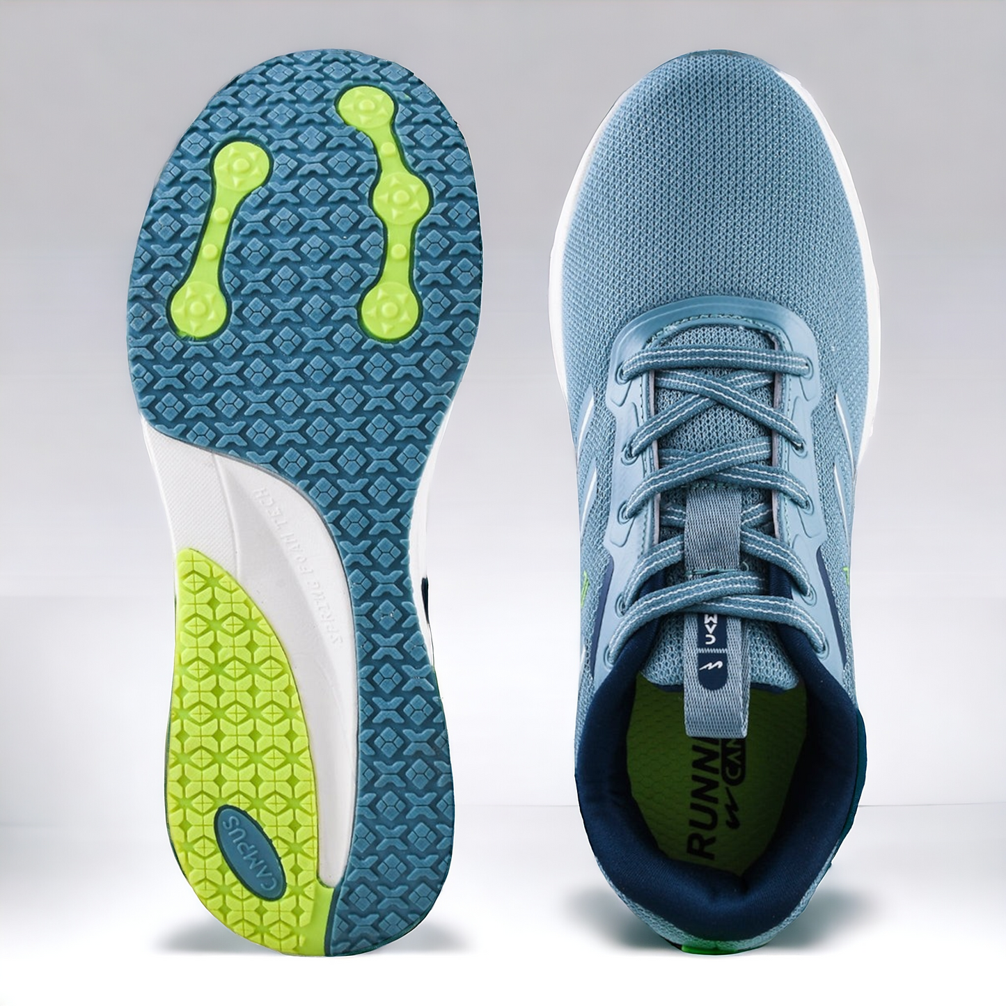 CAMPUS FLOWPRO SEA BLUE/MOON BLUE Men's Running Shoes