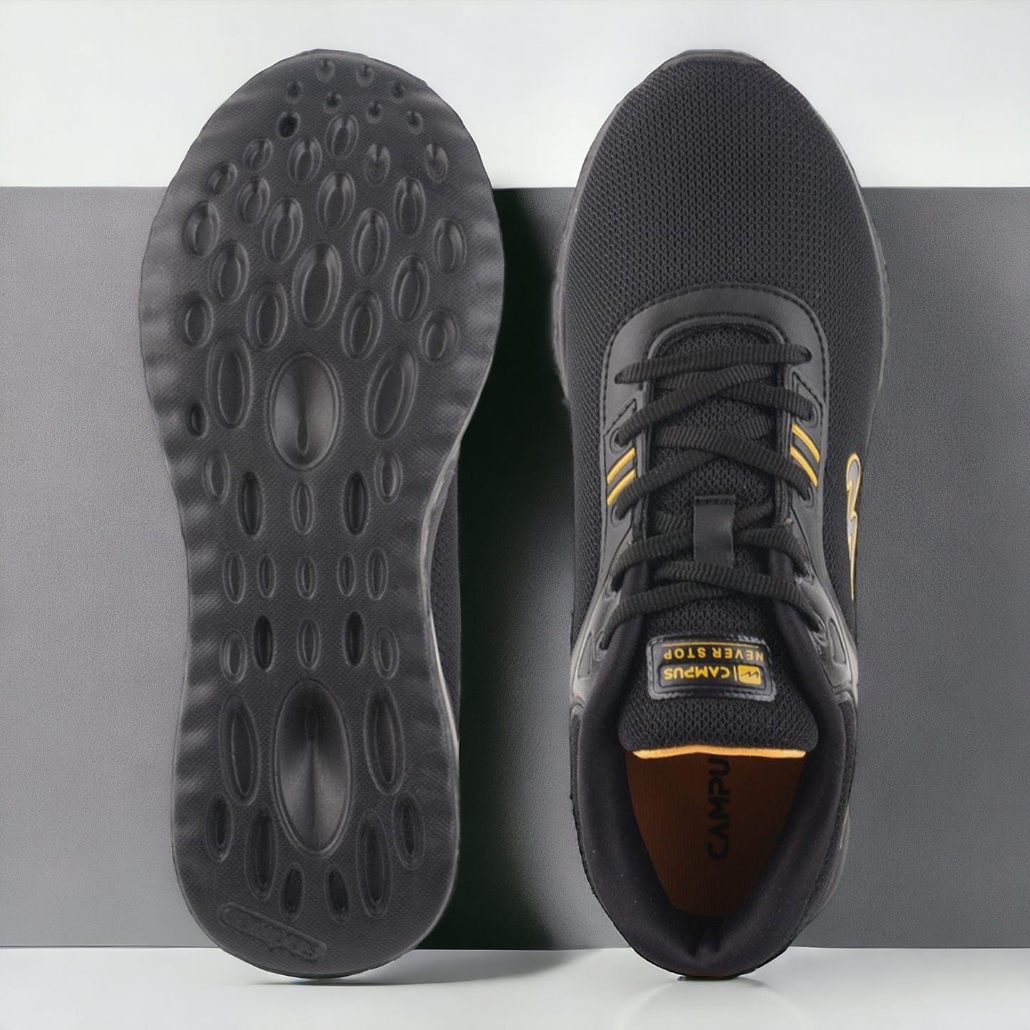 CAMPUS GAMMA BLACK MUSTAD Men's Running Shoes