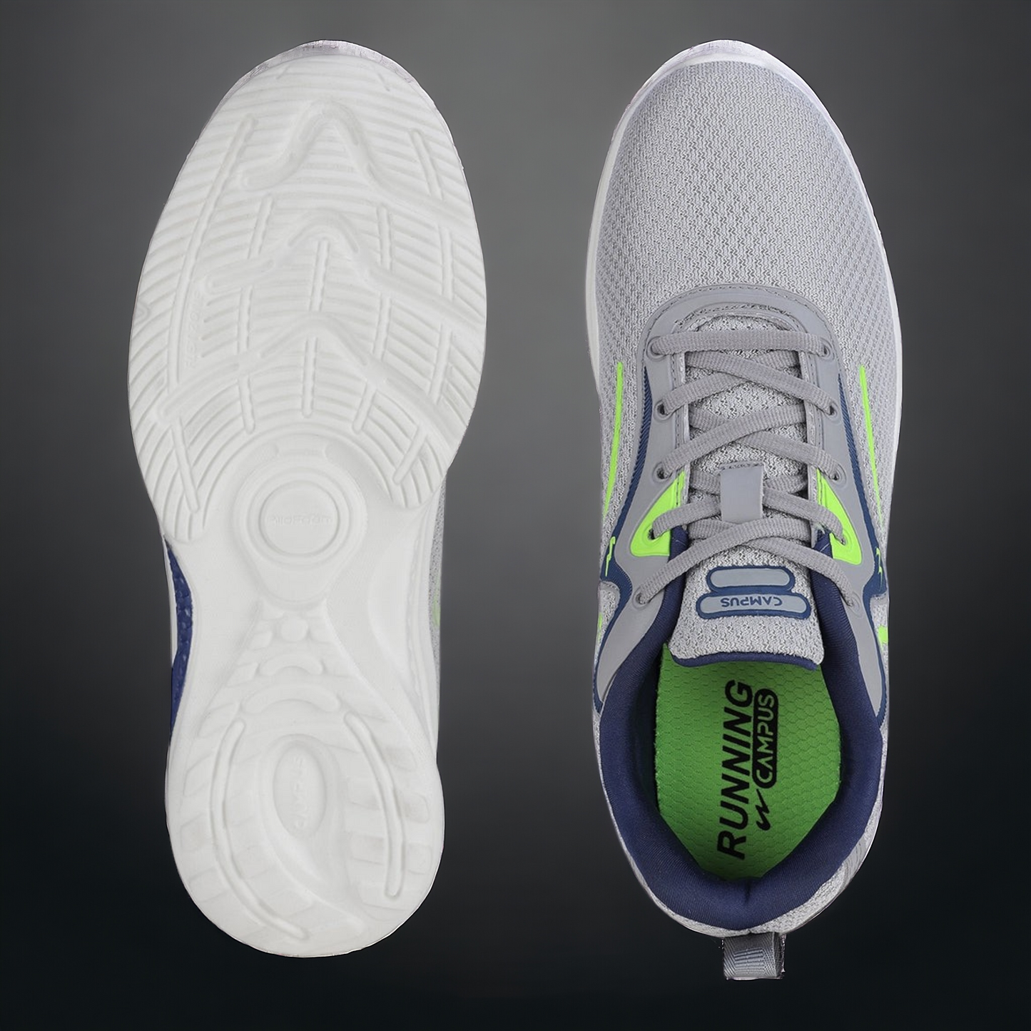 CAMPUS HANDEL GREY/GREEN Men's Sports Shoes