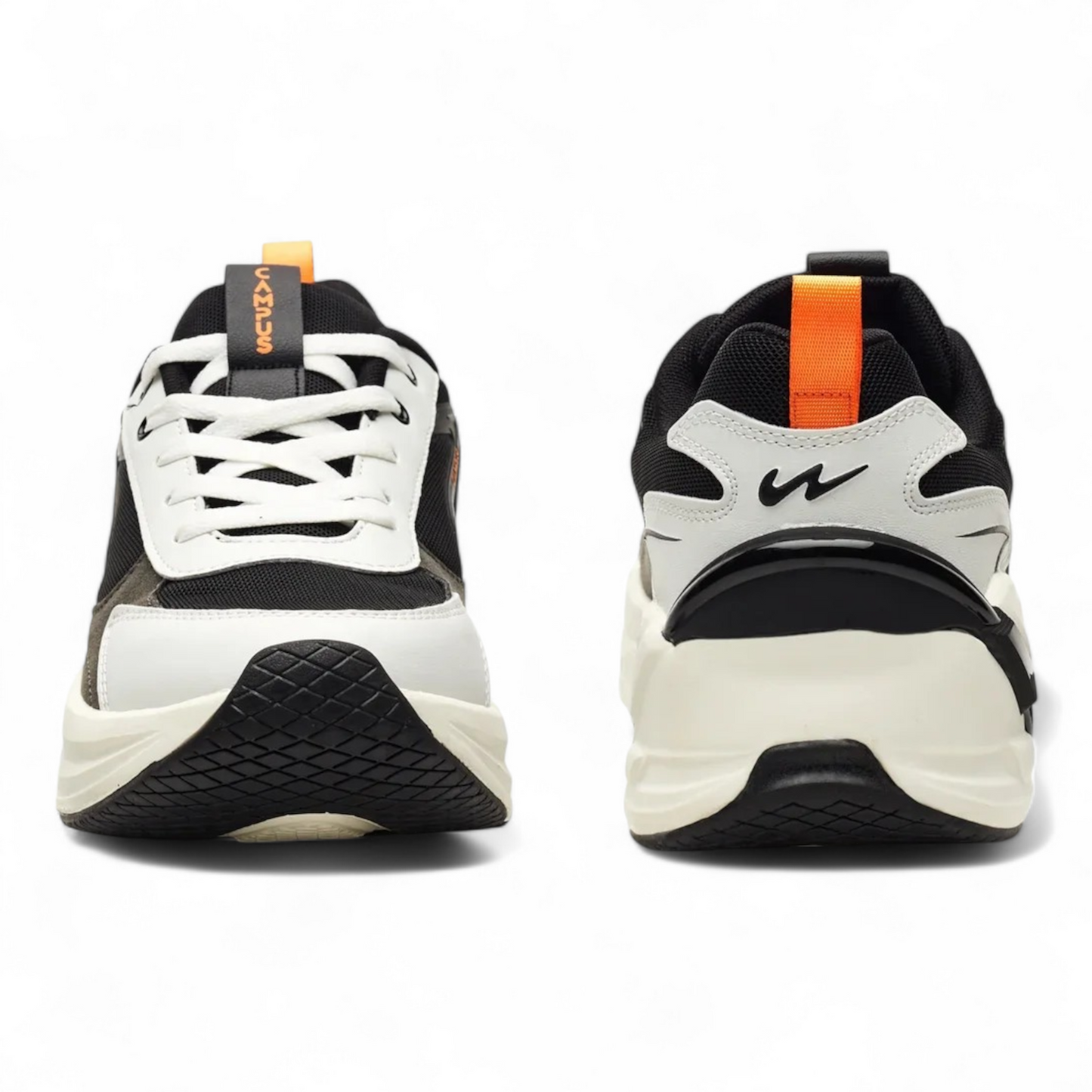 CAMPUS LEVEL BLACK/WHITE Men's Running Shoes