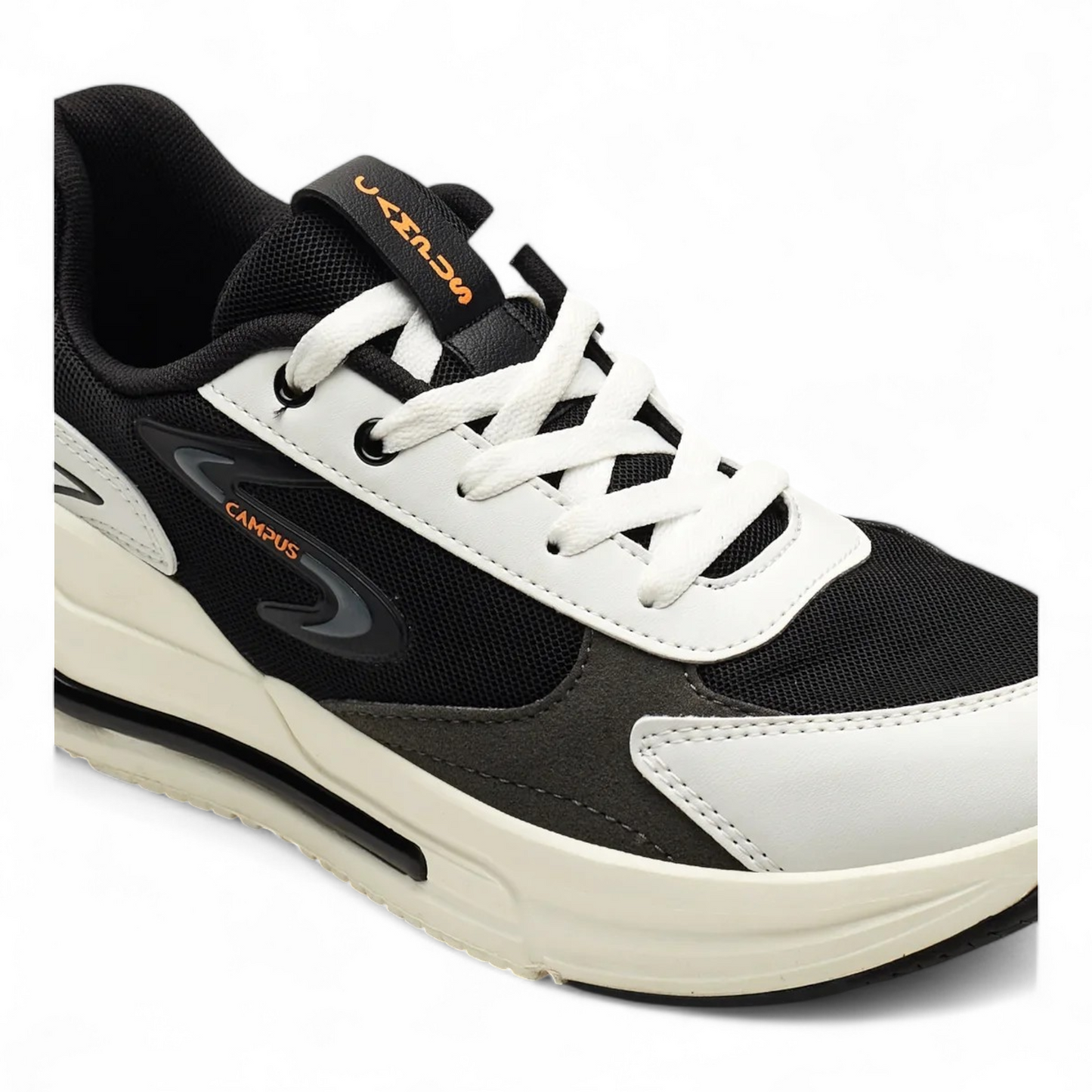 CAMPUS LEVEL BLACK/WHITE Men's Running Shoes
