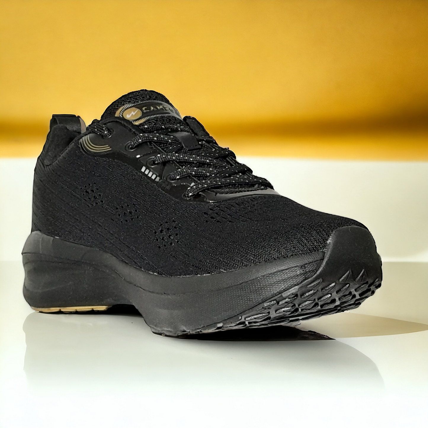 CAMPUS PYTHON BLACK/GOLDEN Men's Running Shoes