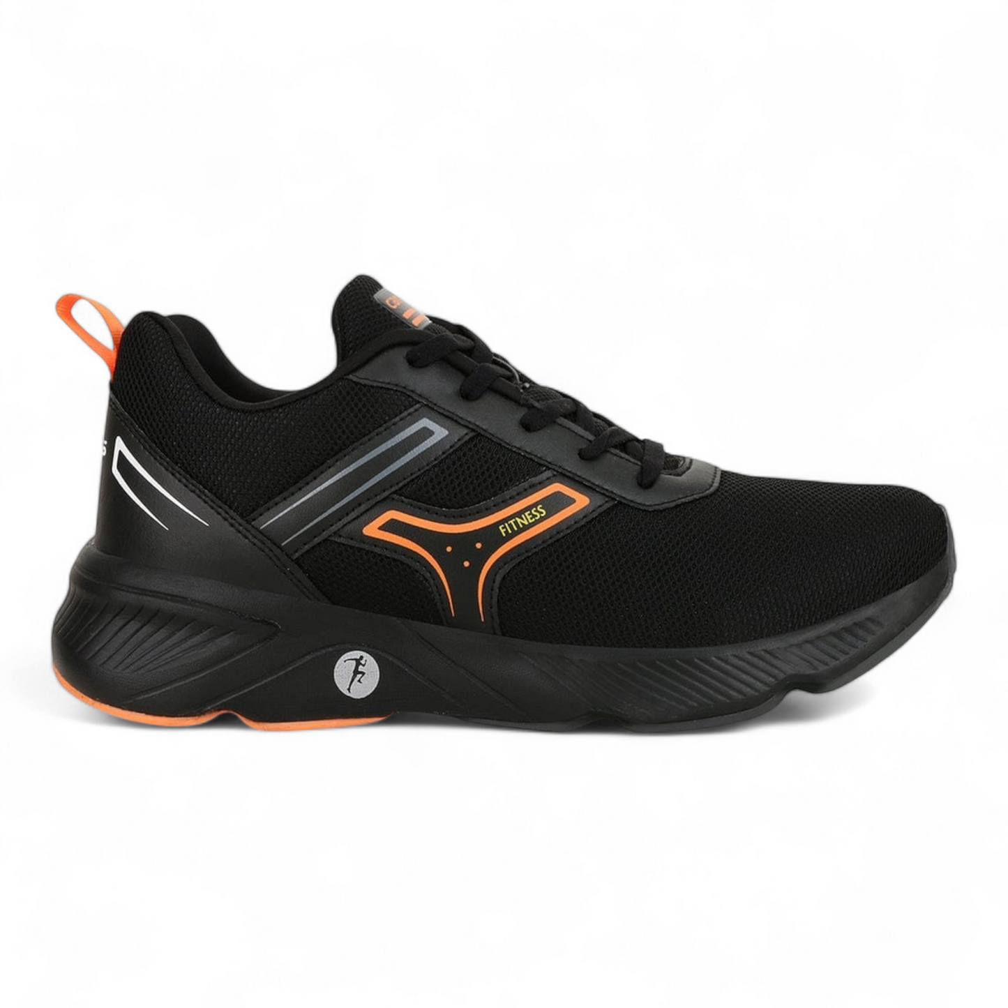 CAMPUS RIDDER BLACK/ORANGE Men's Running Shoes