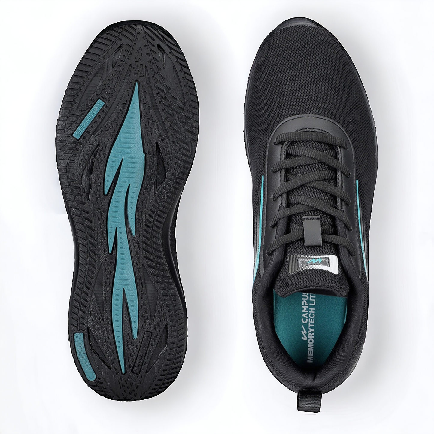 CAMPUS SLAY BLACK/BLUE Men's Sports Shoes