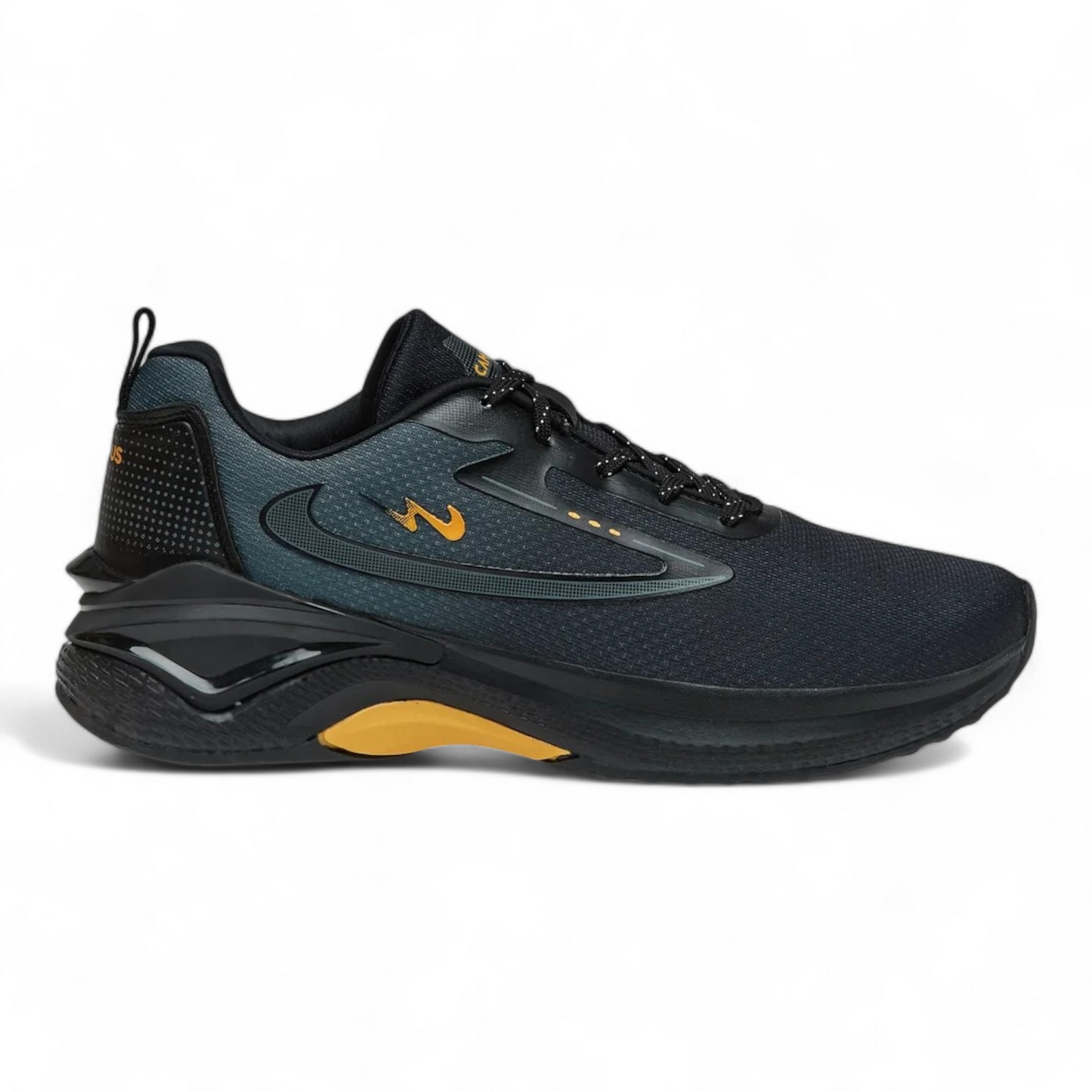 CAMPUS VESPER BLACK/MUSTARD Men's Running Shoes