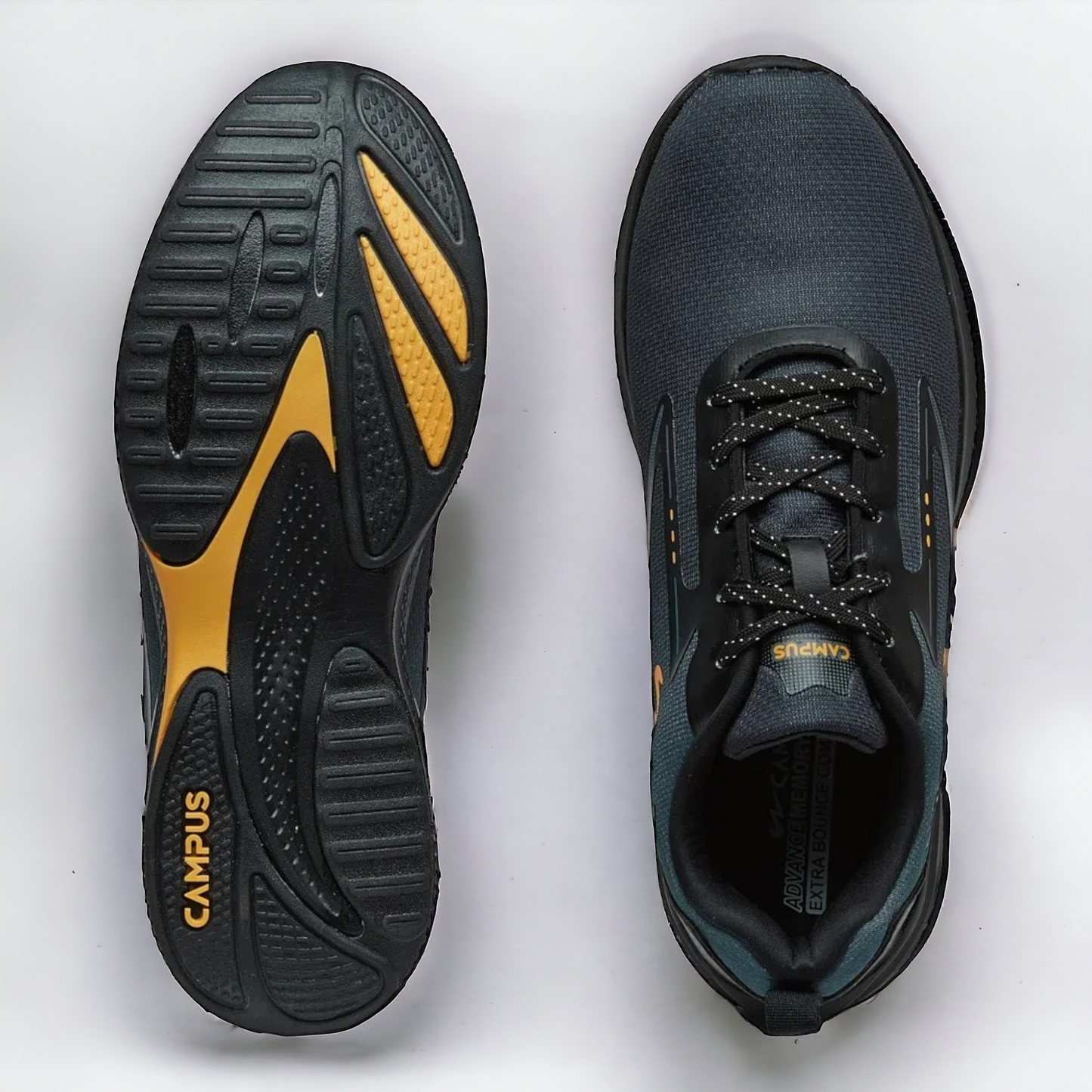 CAMPUS VESPER BLACK/MUSTARD Men's Running Shoes