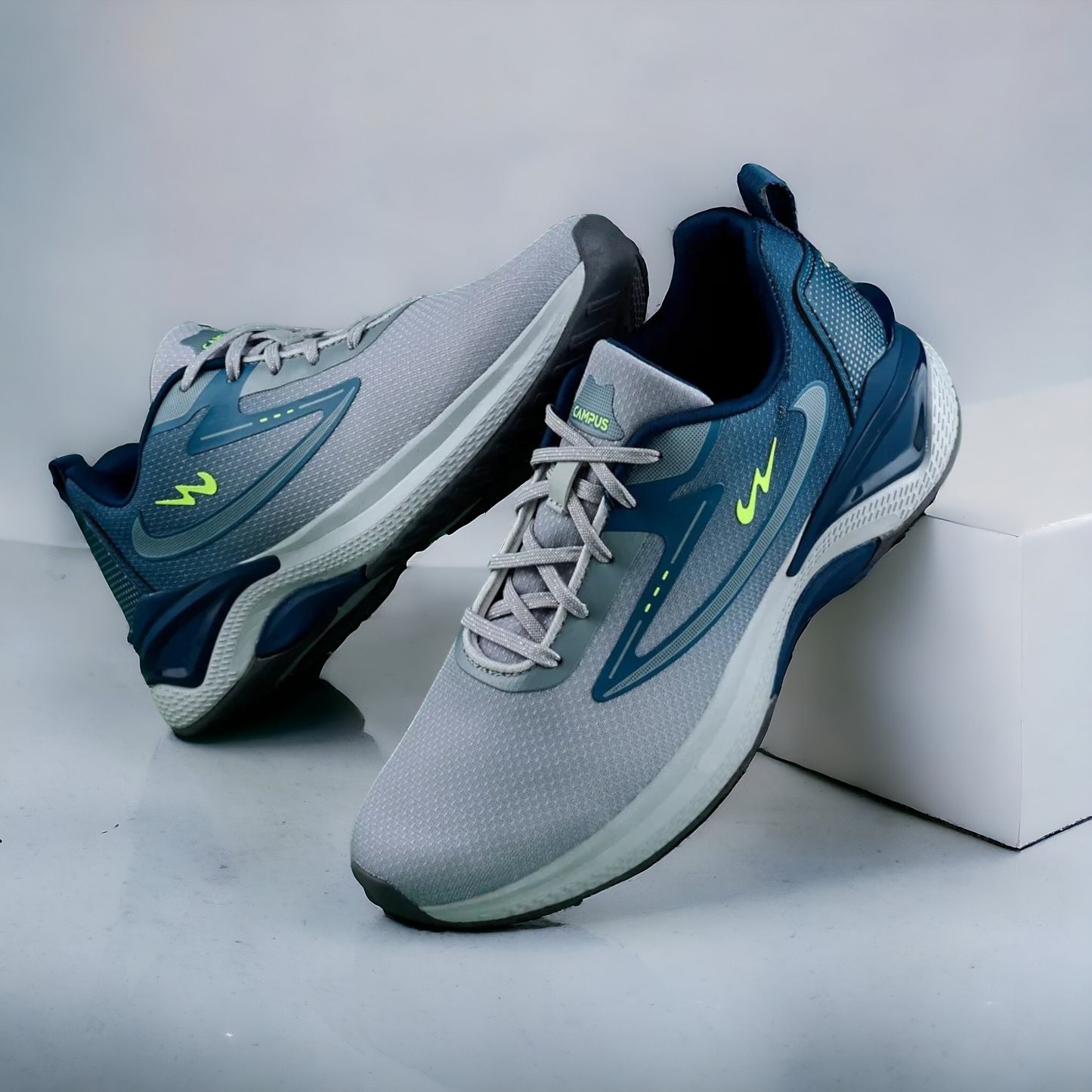 CAMPUS VESPER GREY/BLUE Men's Running Shoes