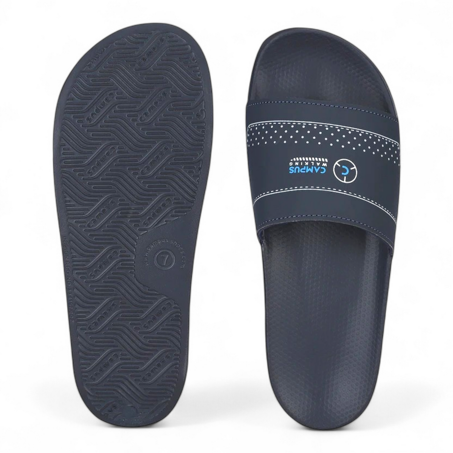 CAMPUS SL-436 NAVY/SKY Men's Flipflop/Slides/Slipper