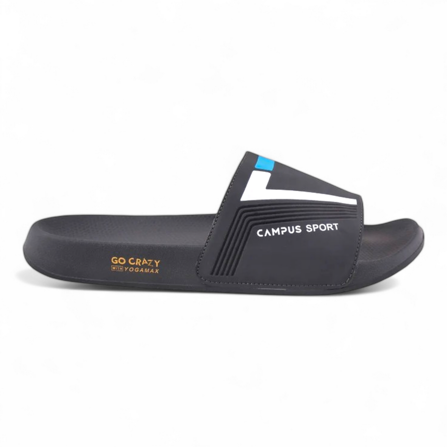 CAMPUS SL-439 GREY/TEALBLUE Men's Flipflop/Slides/Slipper