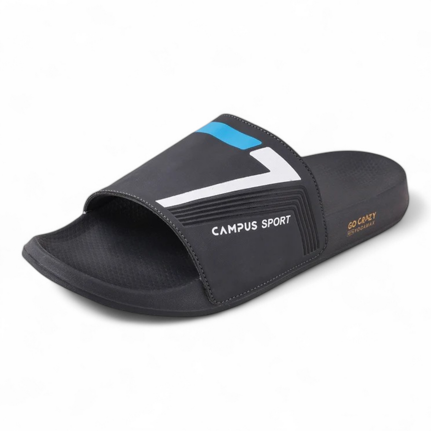 CAMPUS SL-439 GREY/TEALBLUE Men's Flipflop/Slides/Slipper