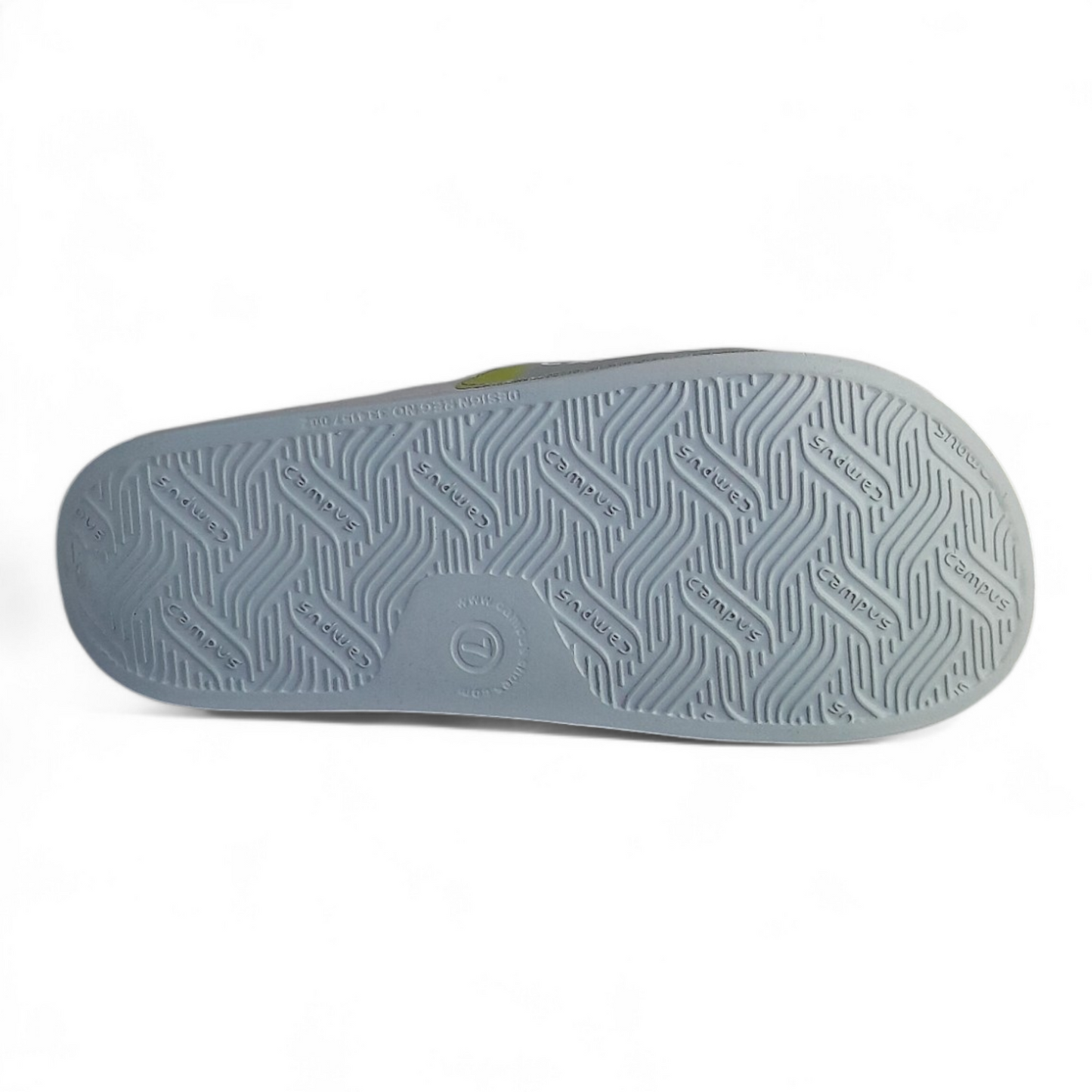 CAMPUS SL-447 DARKGREY/YELLOW Men's Flipflop/Slides/Slipper