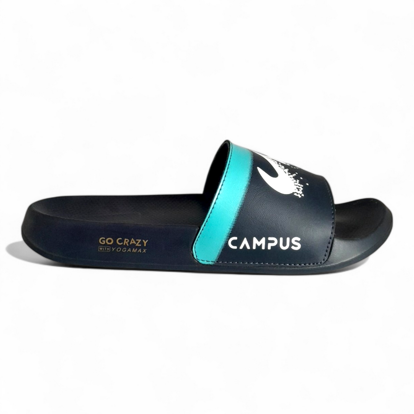 CAMPUS SL-447 NAVY/GREEN Men's Flipflop/Slides/Slipper