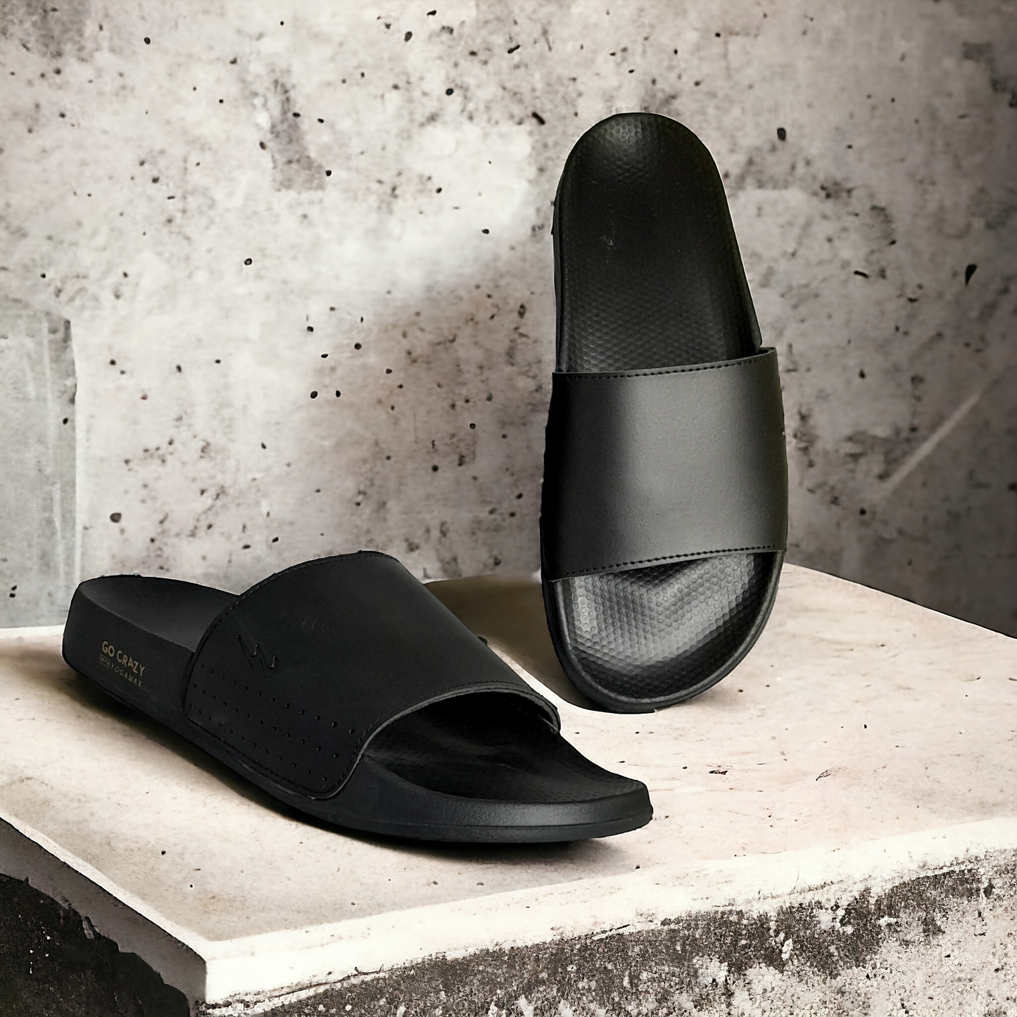CAMPUS SL-455 BLACK Men's Flipflop/Slipper