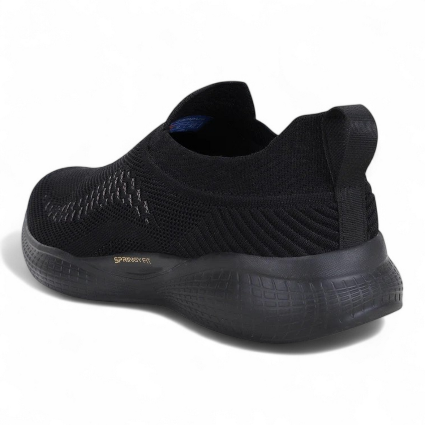 CAMPUS VAYU BLACK Men's Walking Shoes