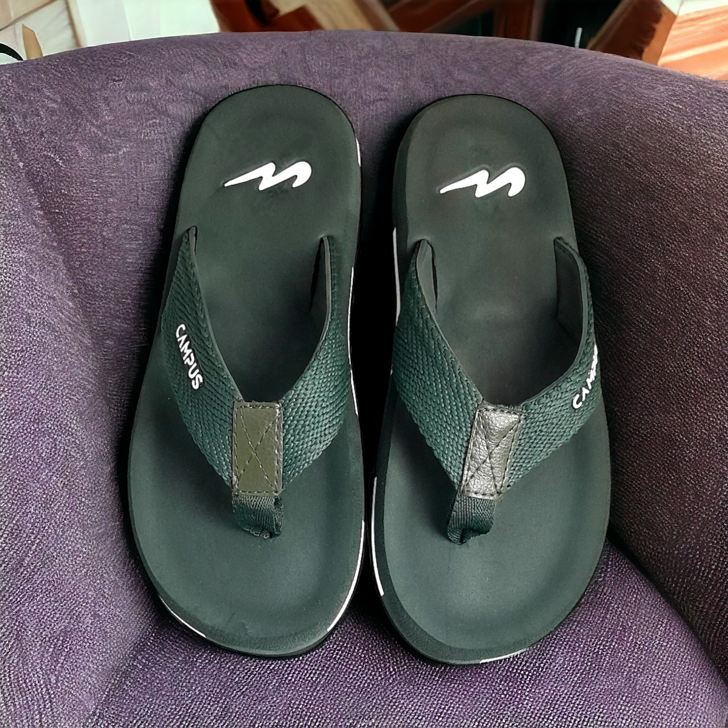 CAMPUS GC-1032 OLIVE Men's Slipper/Chapple/Flip flop