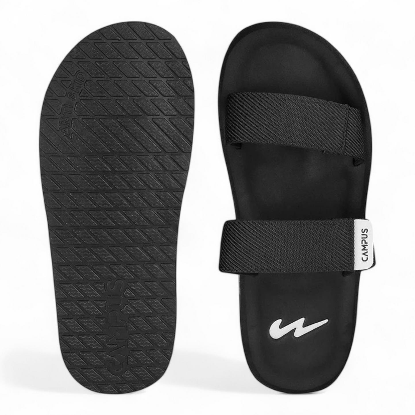 CAMPUS GC-1071 BLACK Men's Flip flop/Slides/Slipper