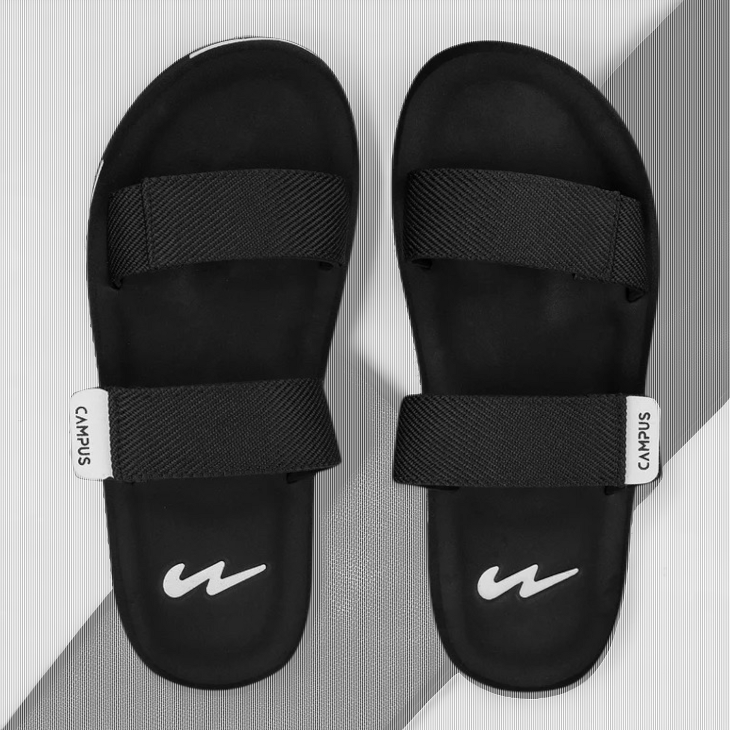 CAMPUS GC-1071 BLACK Men's Flip flop/Slides/Slipper
