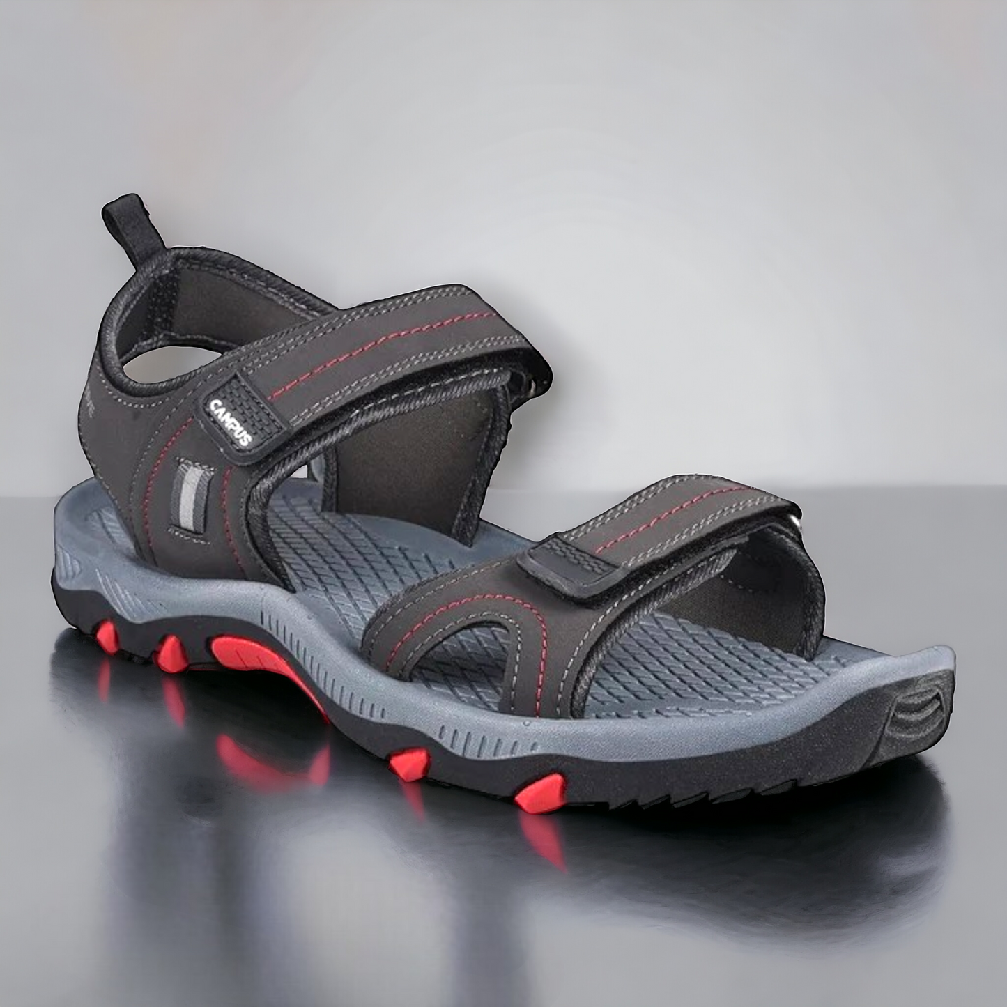 CAMPUS GC-2203 GREY/RED Men's Sports Sandal