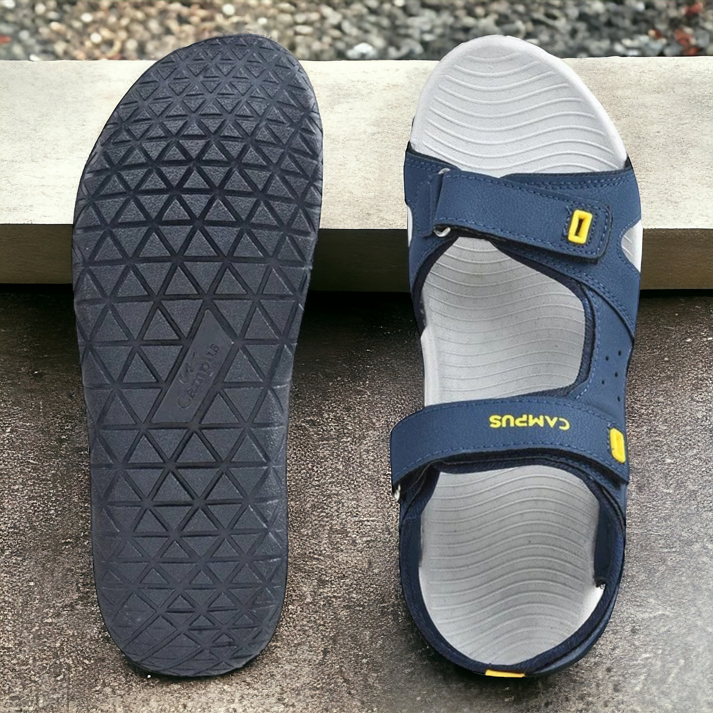 CAMPUS GC-2215 NAVY/YELLOW Men's Sandals