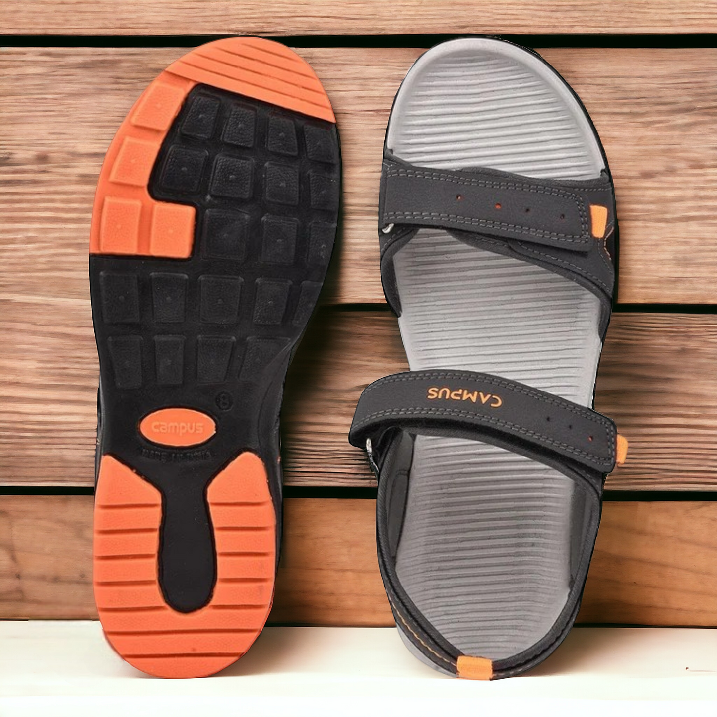 CAMPUS GC-2216 GREY/ORANGE Men's Sandals