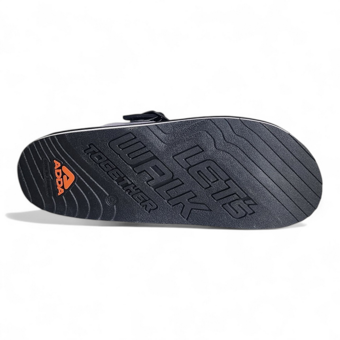 ADDA A1 BLACK/GREY Men's Slipper/Chapple/Flip flop