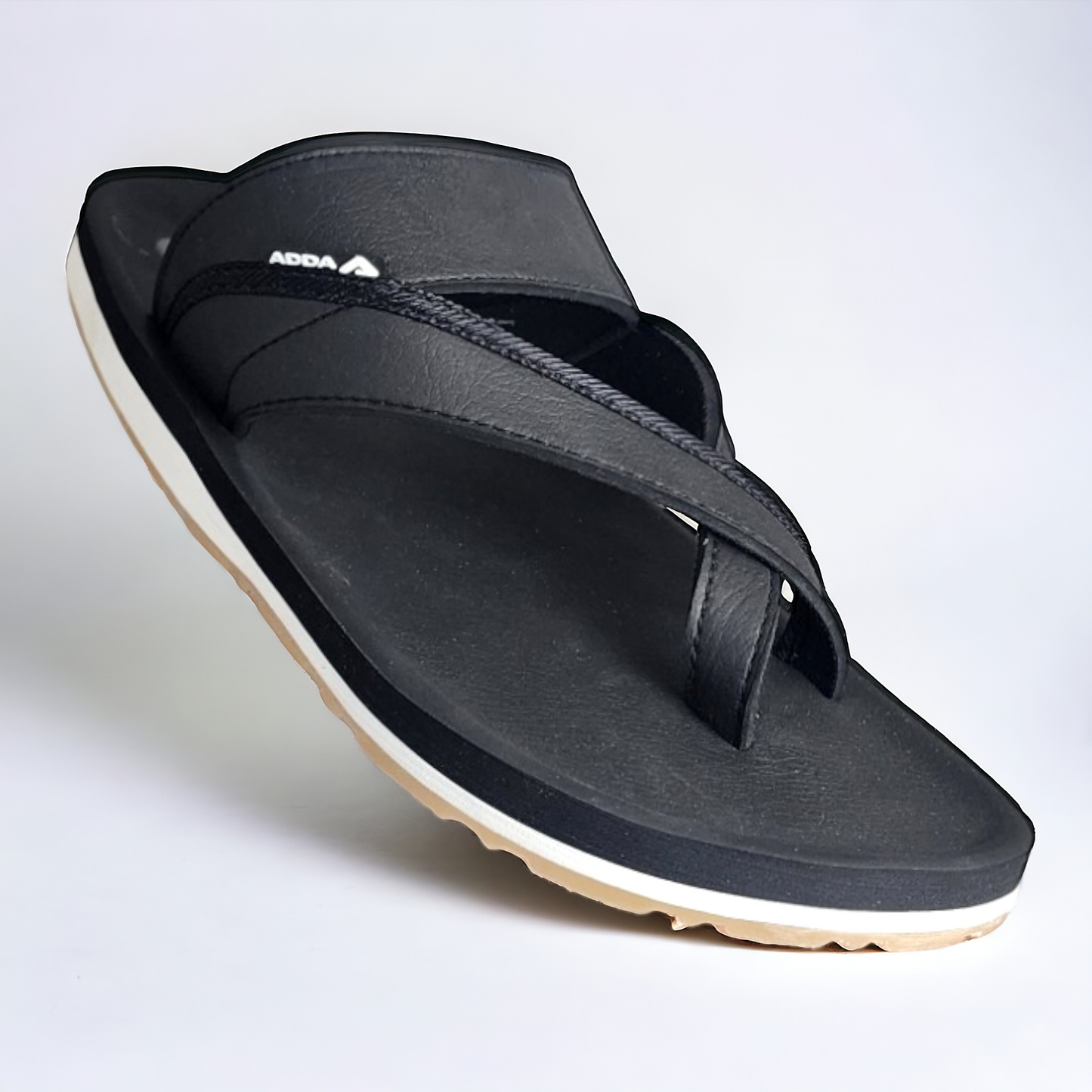 ADDA AIR BLACK Men's Slipper/Chapple/Flip flop