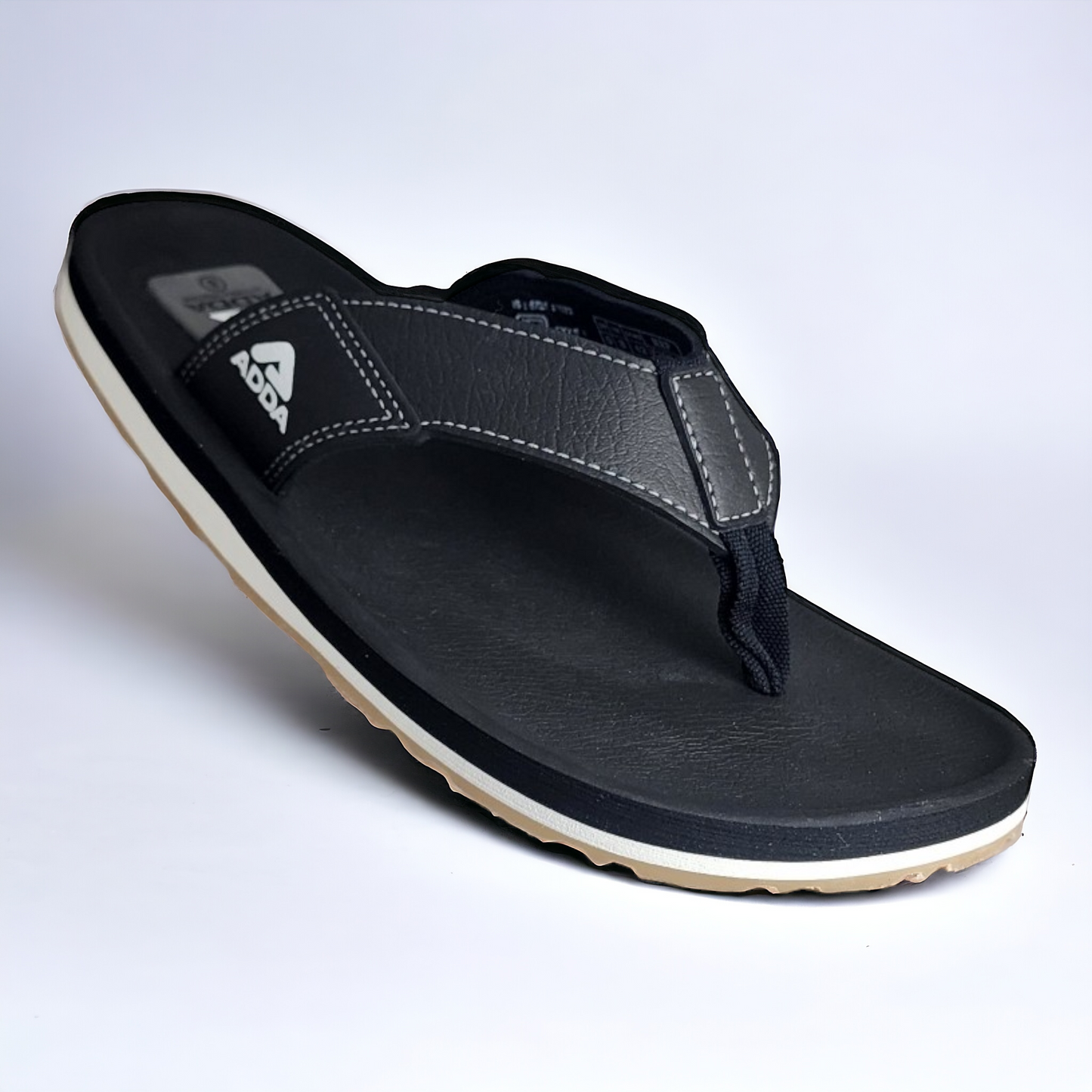 ADDA BENZ1 FULL BLACK Men's Slipper/Chapple/Flip flop