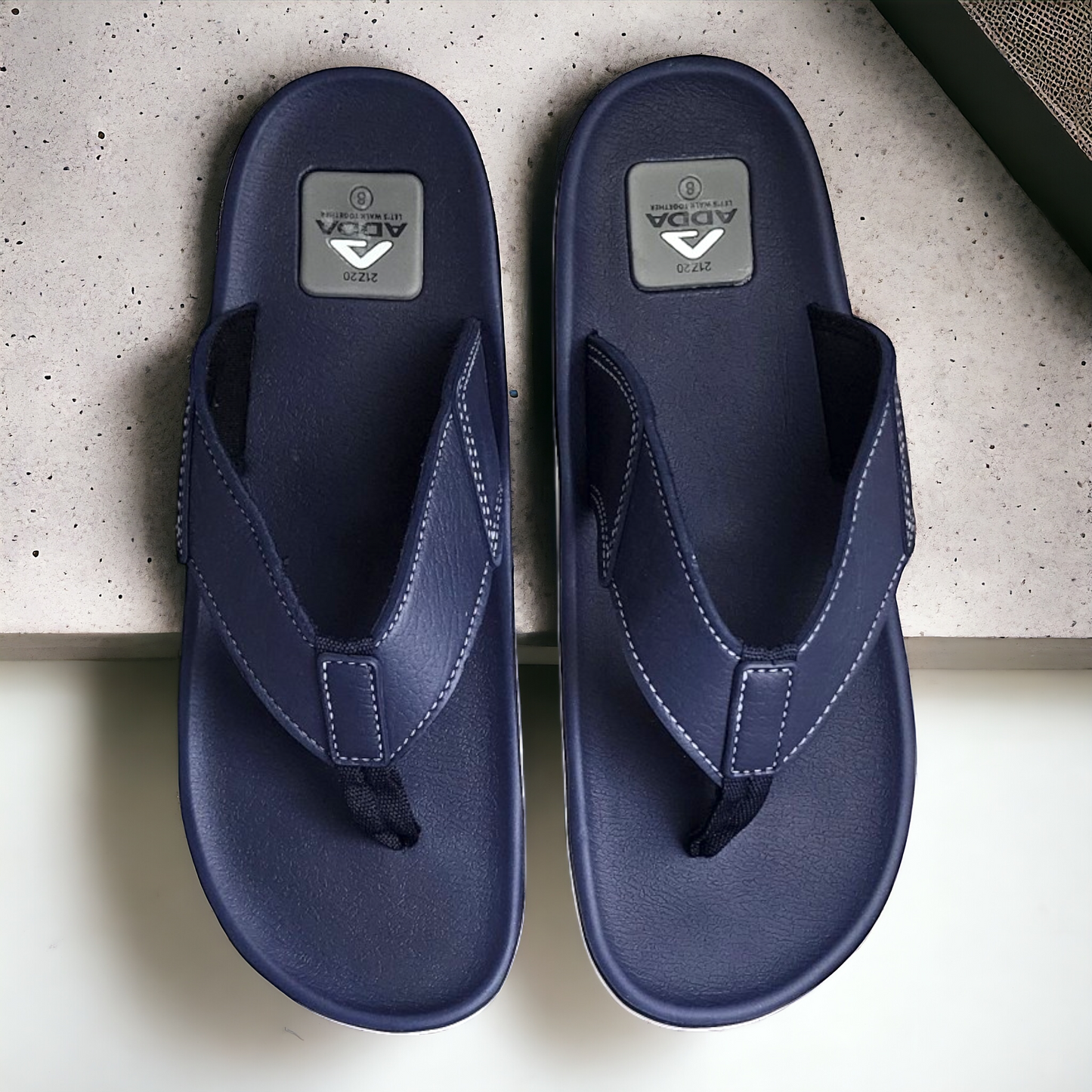 ADDA BENZ1 FULL NAVY Men's Slipper/Chapple/Flip flop