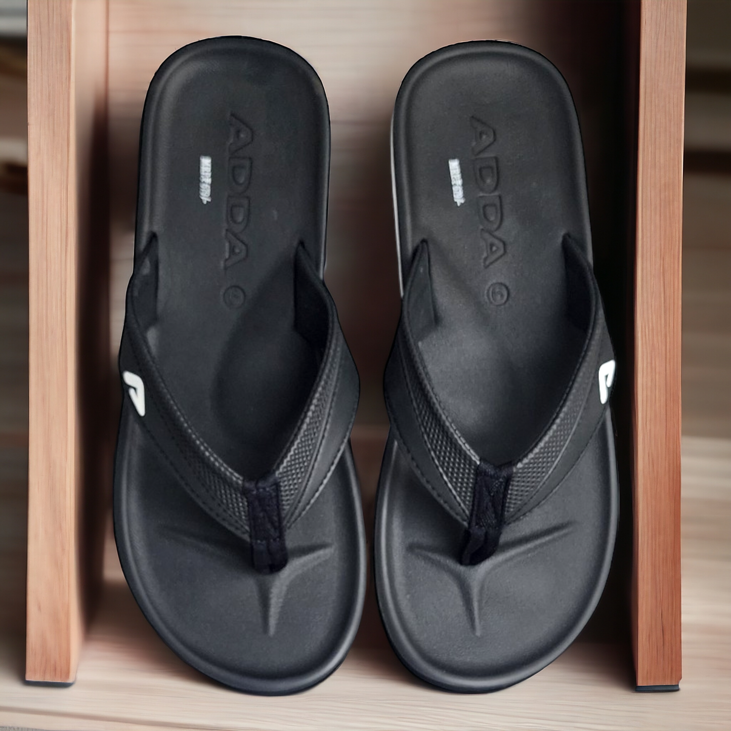 ADDA BOND01 BLACK Men's Slipper/Chapple/Flip flop