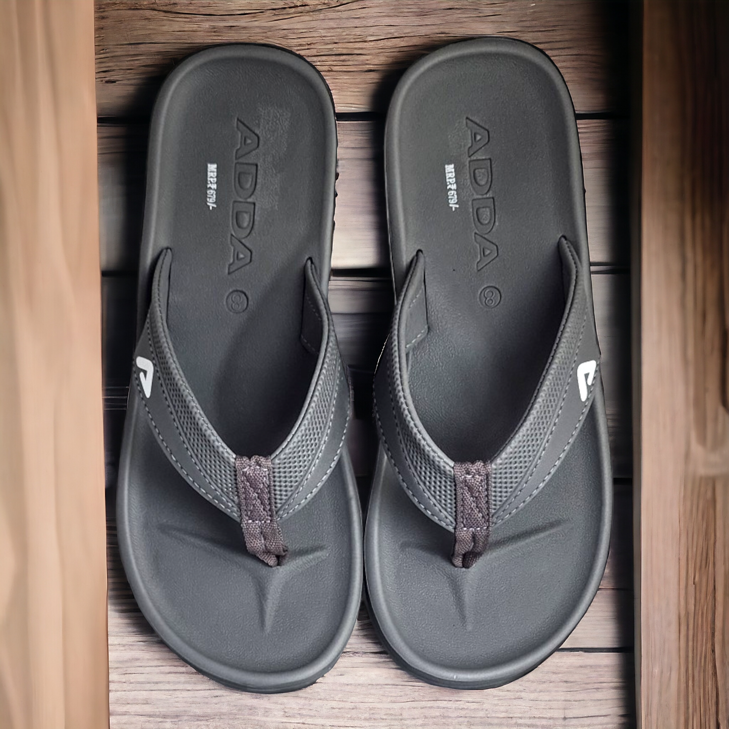 ADDA BOND01 GREY Men's Slipper/Chapple/Flip flop