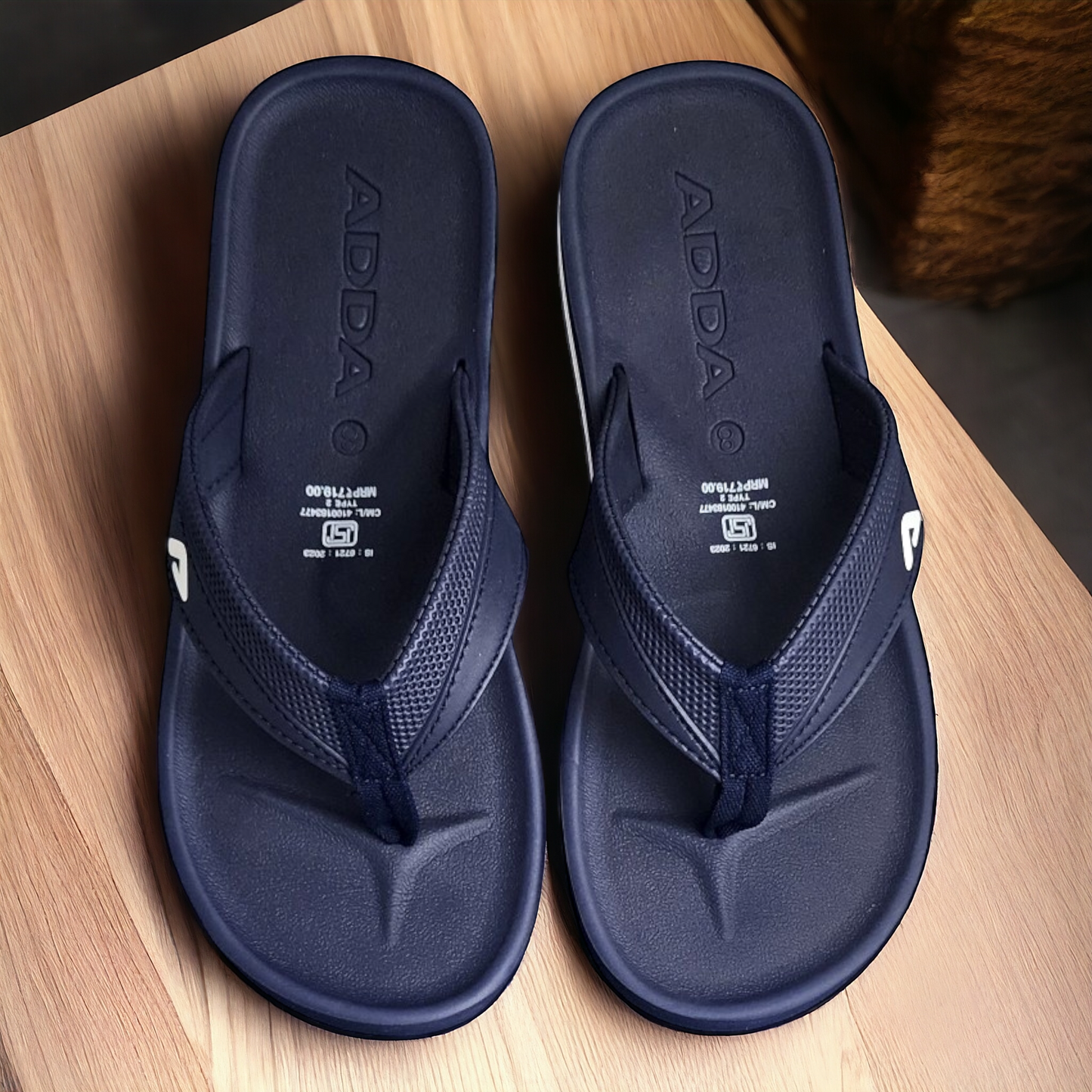 ADDA BOND01 NAVY Men's Slipper/Chapple/Flip flop