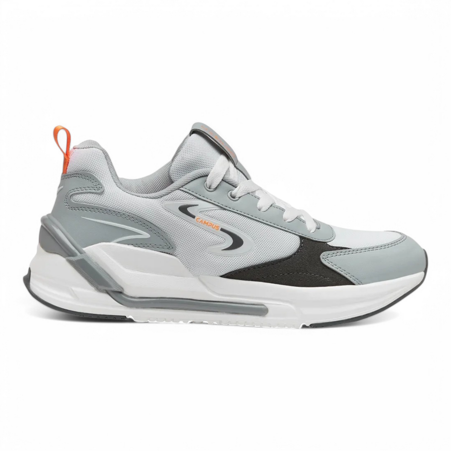 CAMPUS LEVEL WHITE/GREY Men's Running Shoes