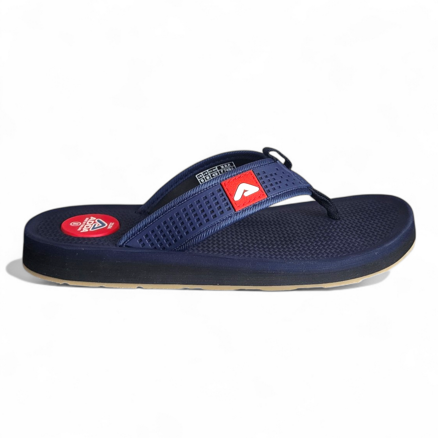ADDA CASIO2 NAVY Men's Slipper/Chapple/Flip flop