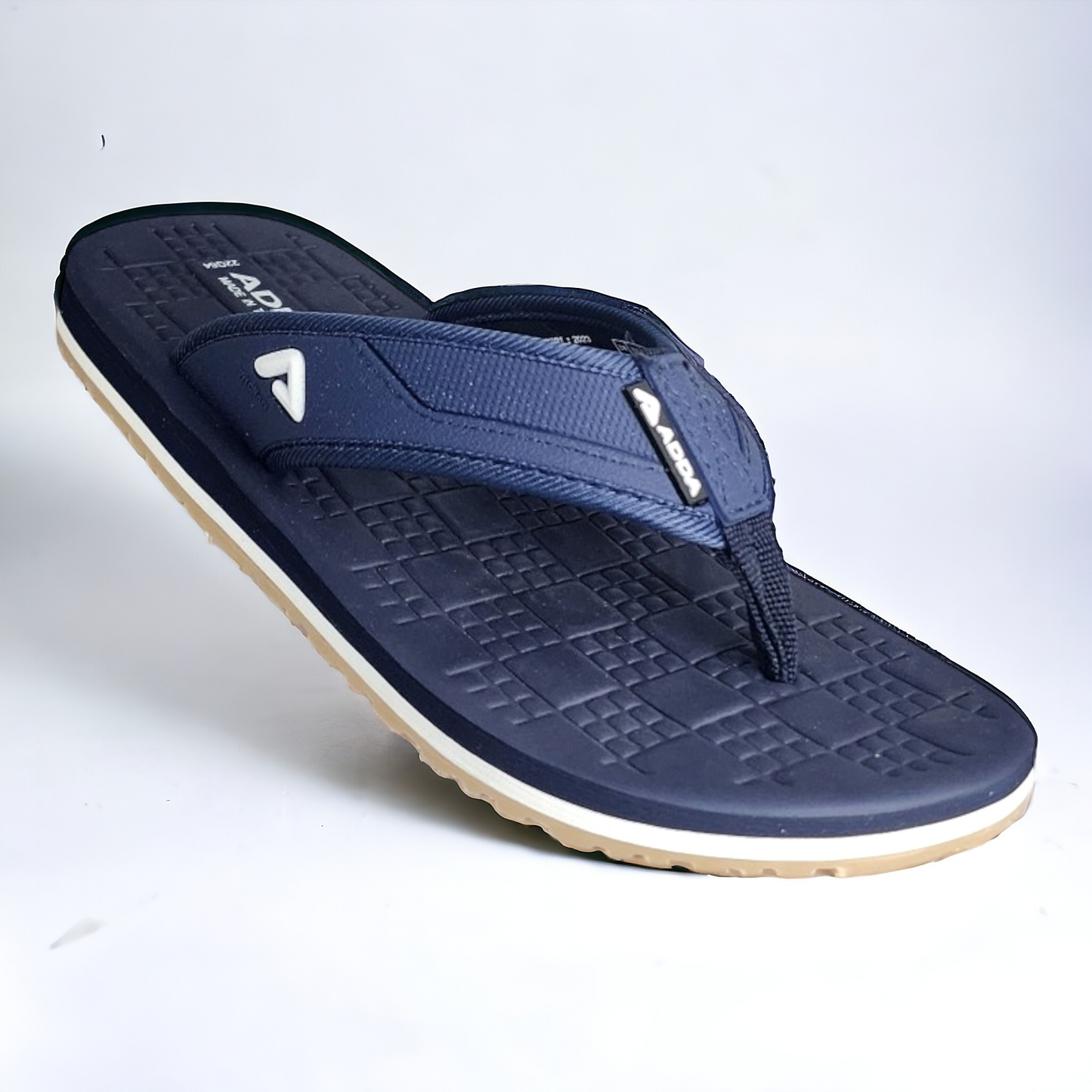 ADDA DEFENDER1 NAVY Men's Slipper/Chapple/Flip flop