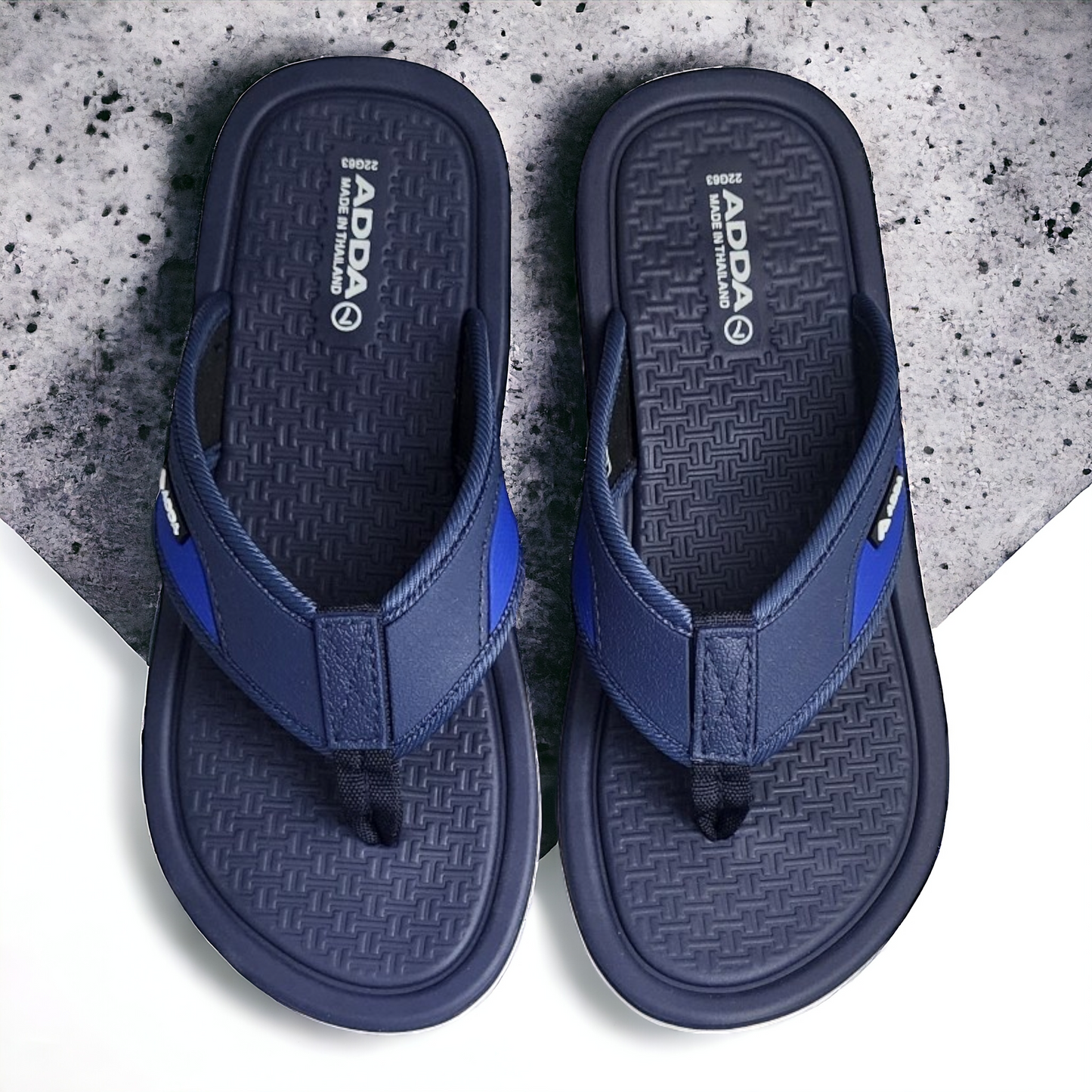 ADDA DEFENDER2 NAVY Men's Slipper/Chapple/Flip flop