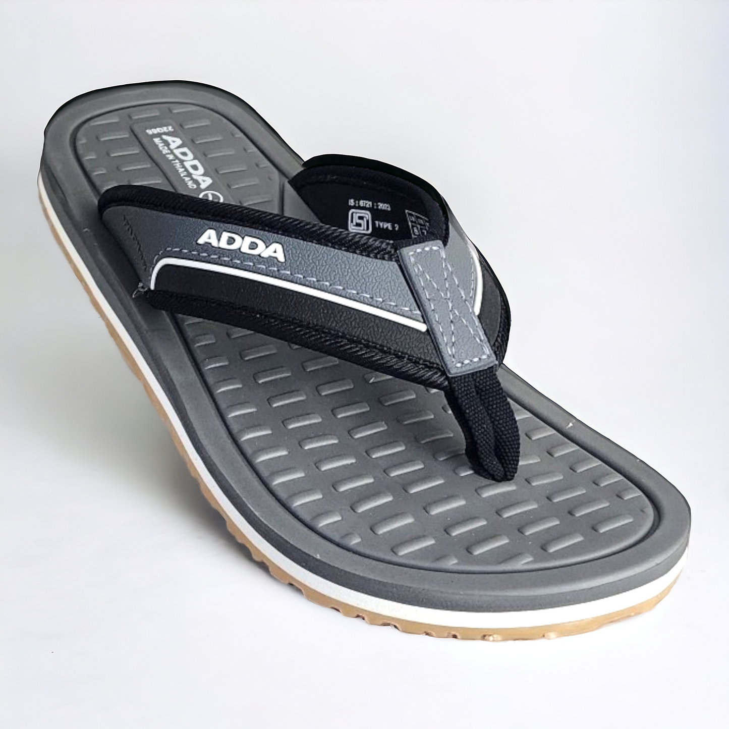 ADDA DEFENDER3 GREY Men's Slipper/Chapple/Flip flop