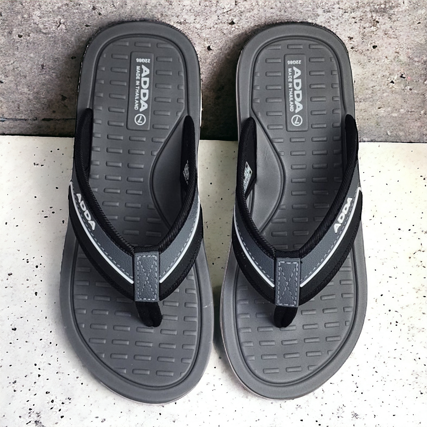ADDA DEFENDER3 GREY Men's Slipper/Chapple/Flip flop