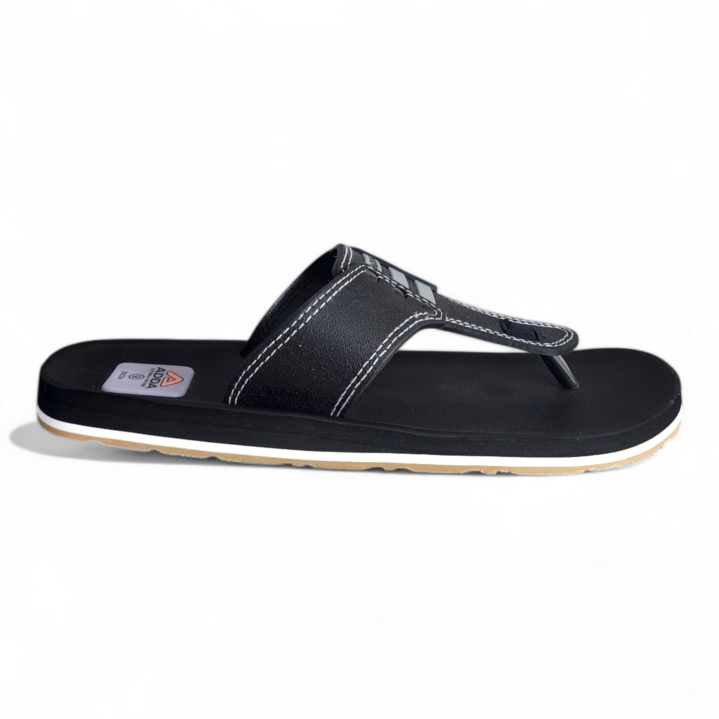 ADDA EXPLORER2 BLACK/GREY Men's Slipper/Chapple/Flip flop