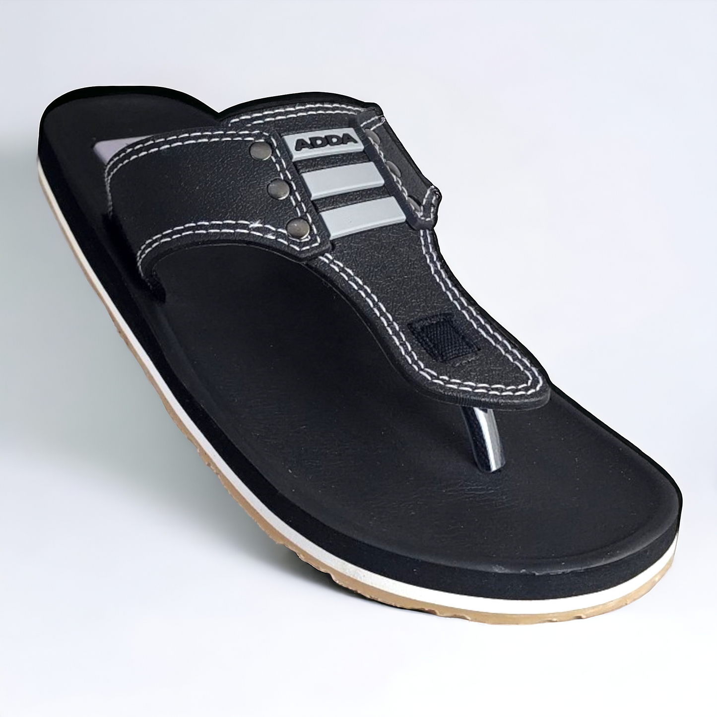 ADDA EXPLORER2 BLACK/GREY Men's Slipper/Chapple/Flip flop